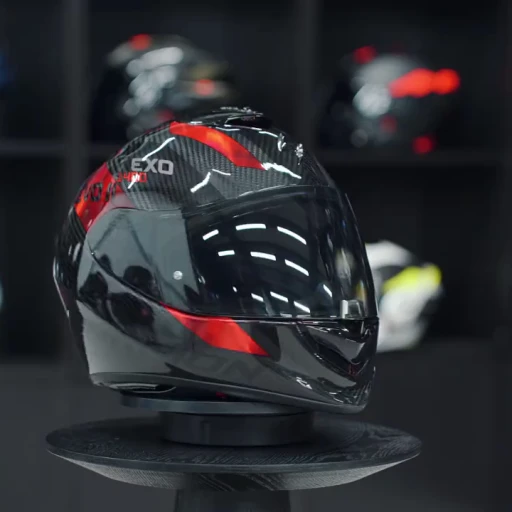 Scorpion EXO-1400 Evo II integraalhelm close-up